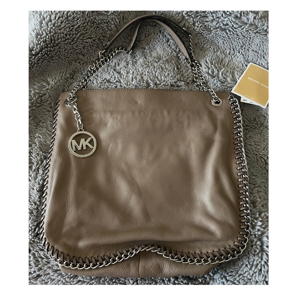 Michael Kors large Chelsea leather handbag